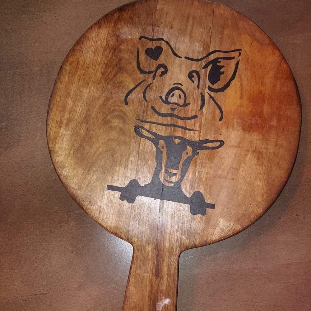 Wood cutting board